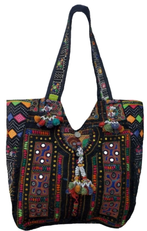Black Beauty Banjara Indian Handbags