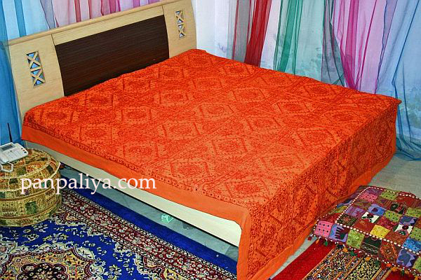 ONLINE WHOLESALE CATALOG HANDMADE EMBROIDERED BEDSPREADS BEDDING INDIA